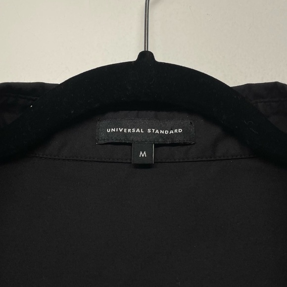 UNIVERSAL STANDARD- Rubicon Shirt Dress Black Size M (US 18-20) - Picture 7 of 12